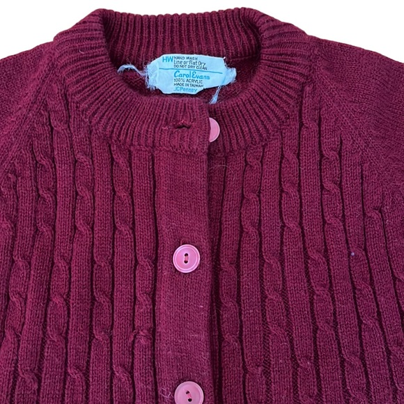 Vintage 70s Girls Cardigan Sweaters - Picture 3 of 10